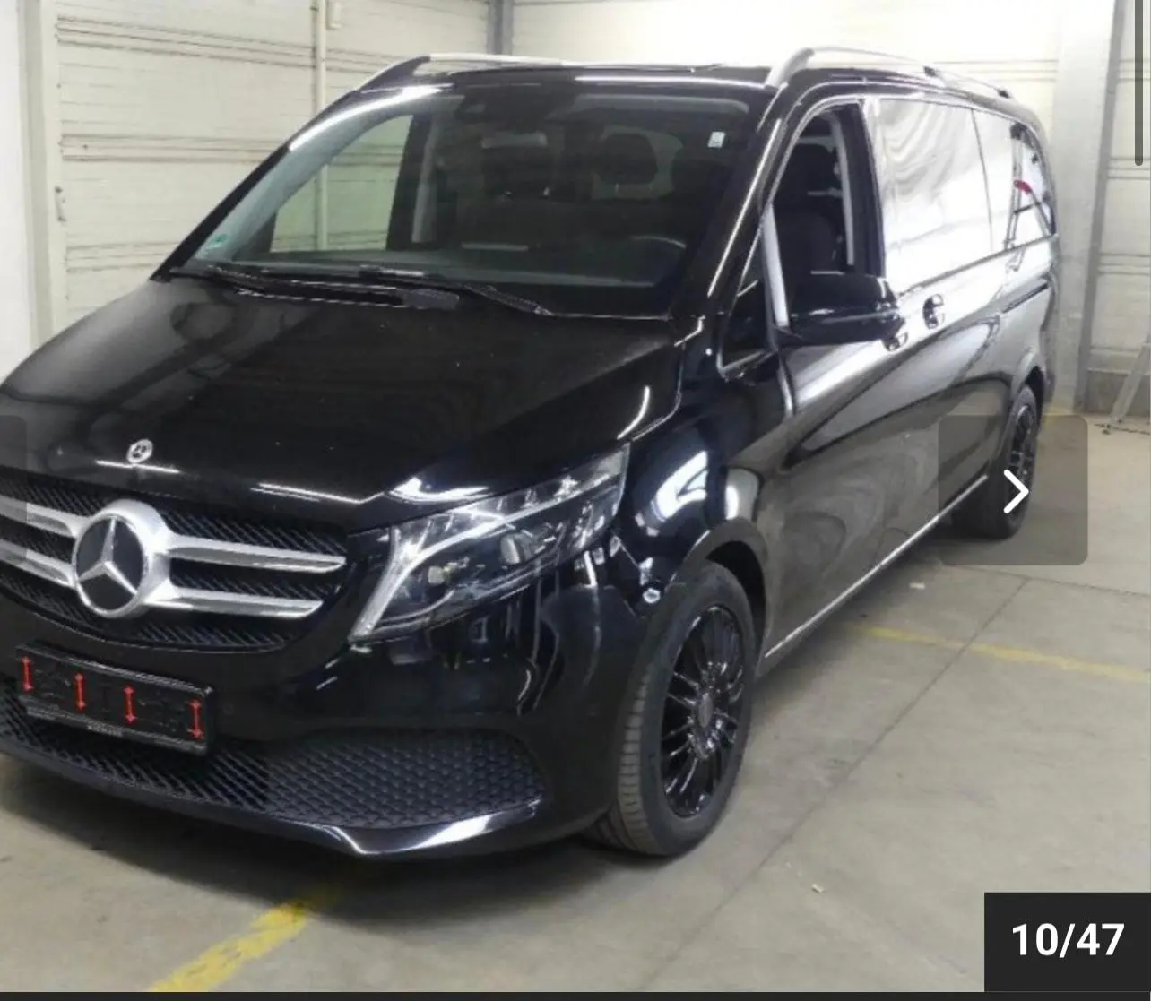 Mercedes V-Class XL 2023 Black - 8 seats
